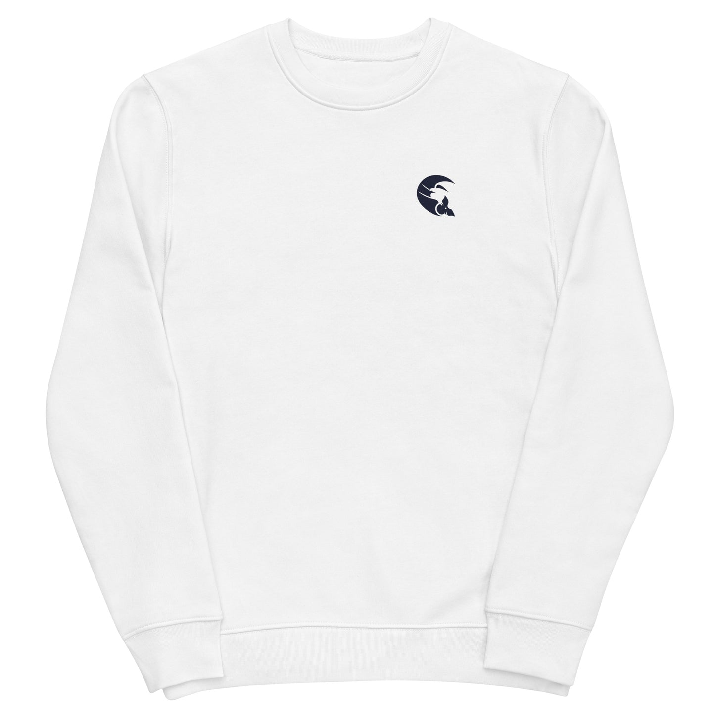 sweatshirt éco-responsable unisexe blanc batatiz