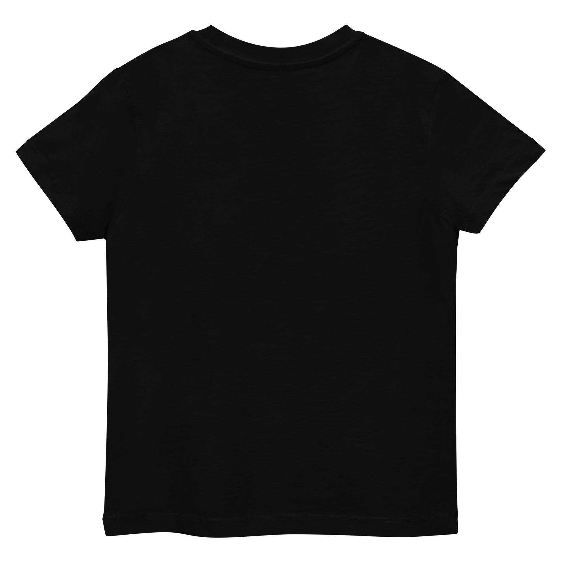 t-shirt noir pour enfant en coton bio batatiz