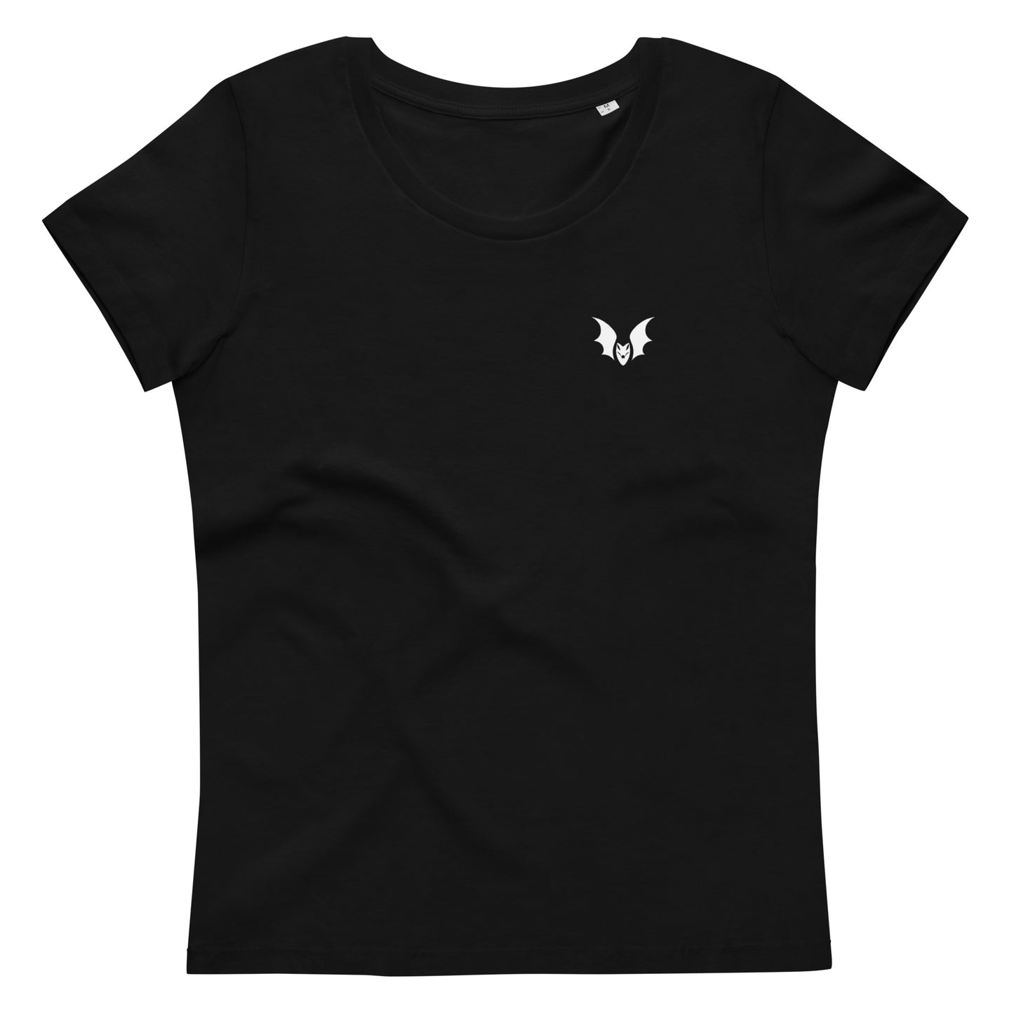 t-shirt noir pour femme en coton bio batatiz