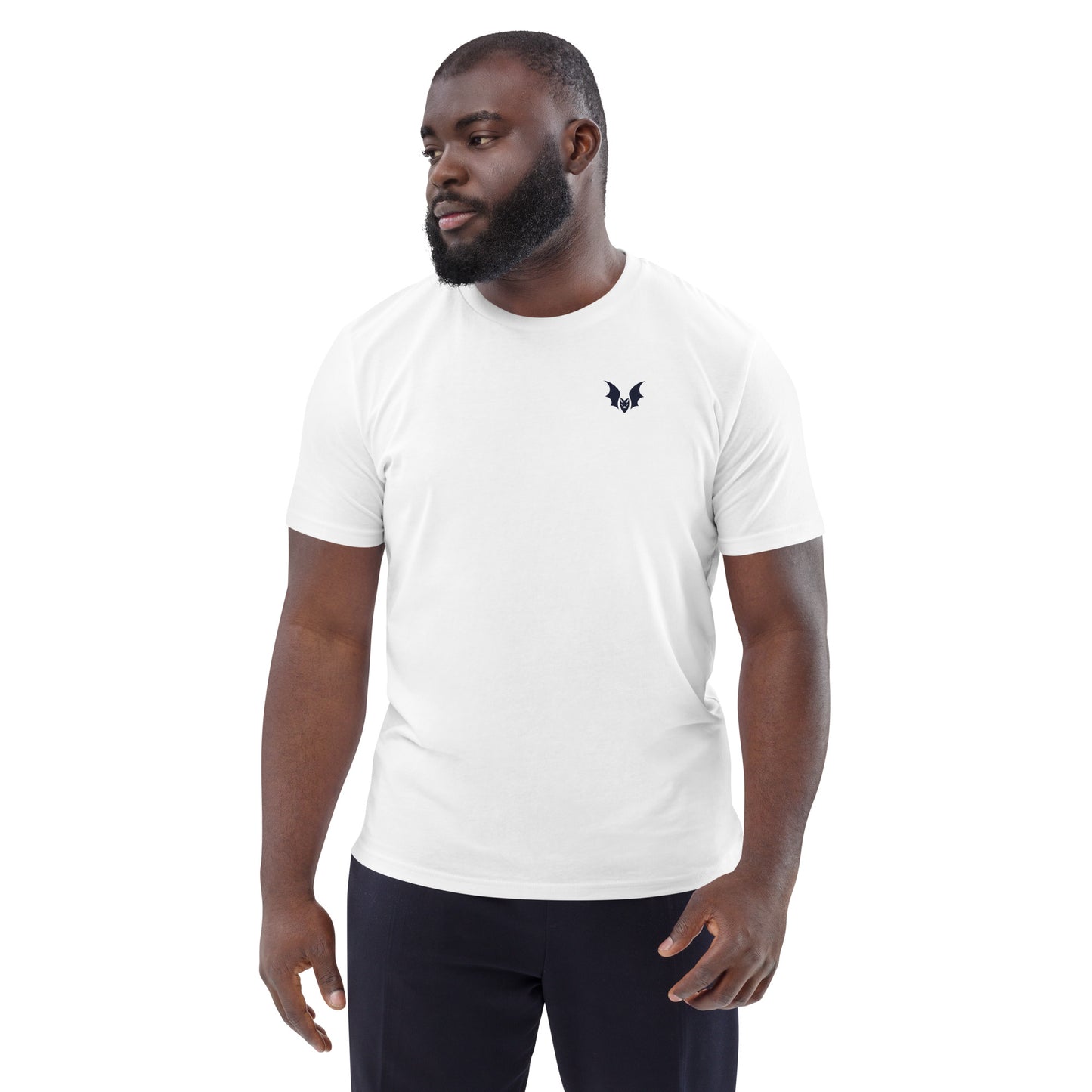 t-shirt blanc unisexe en coton bio batatiz