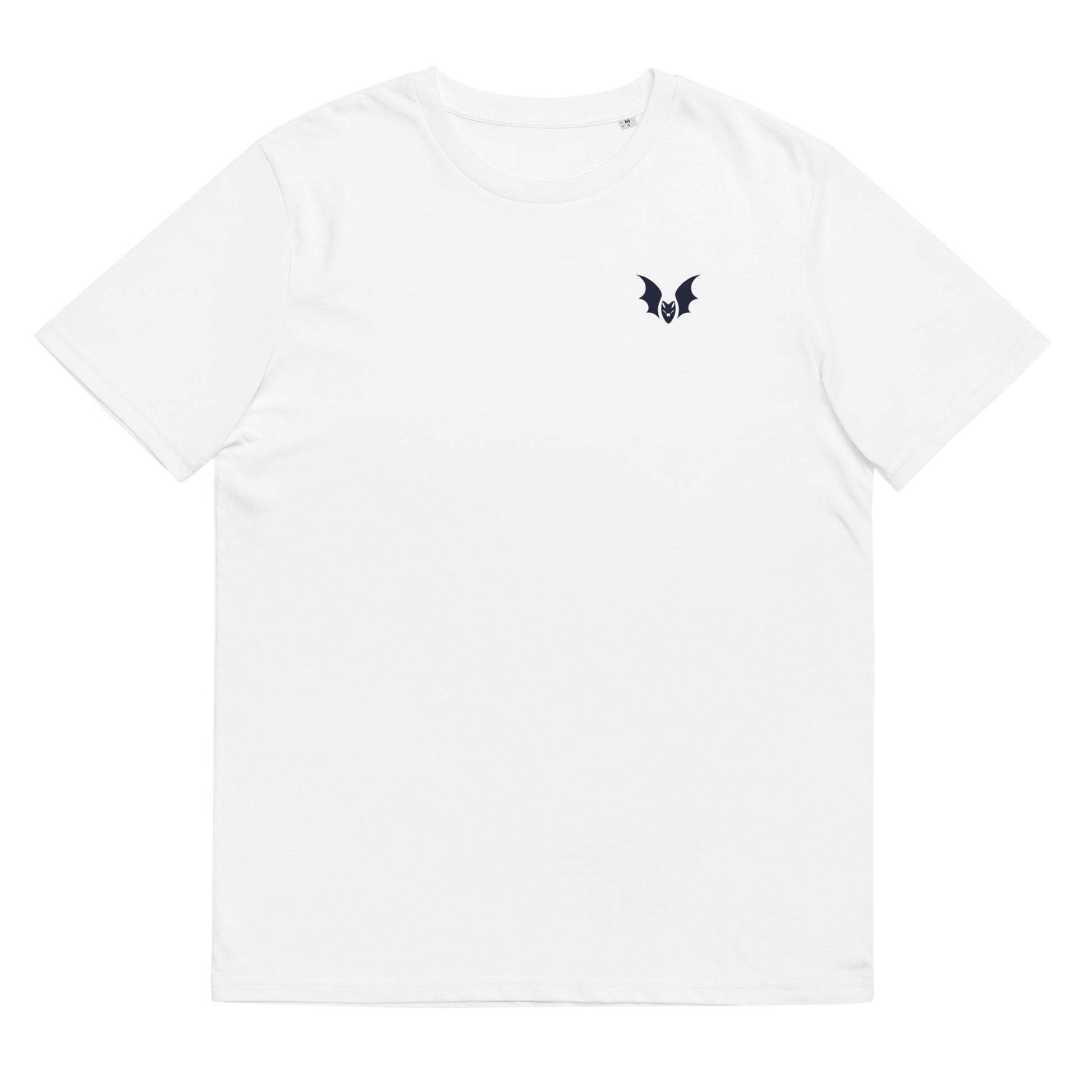 t-shirt blanc unisexe en coton bio batatiz